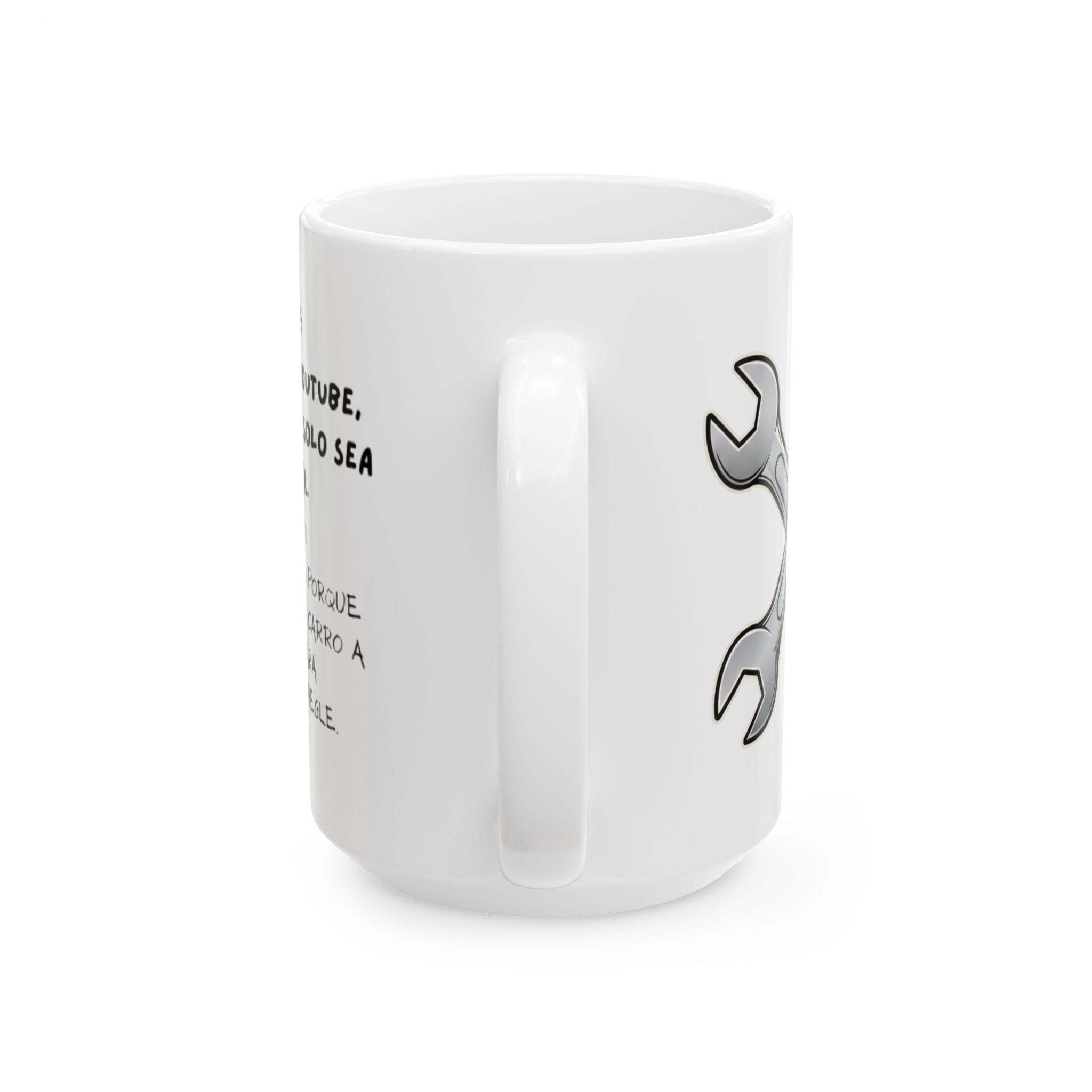 Sarcastic Mechanic Ceramic Coffee Mug in Spanish (11oz/15oz)