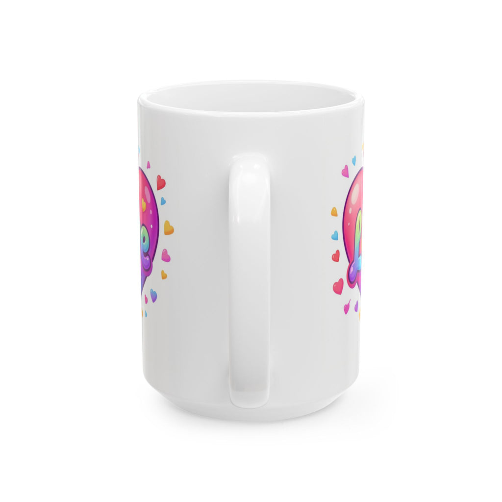 Love-Heart Ceramic Coffee Mug (11oz & 15oz)