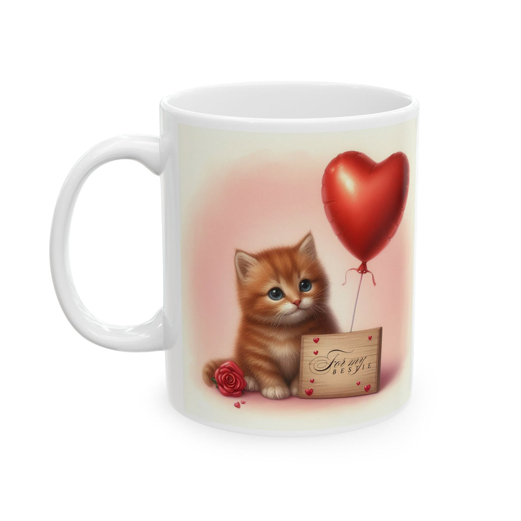 Friendly Kitten Ceramic Coffee Mug 11oz/15oz