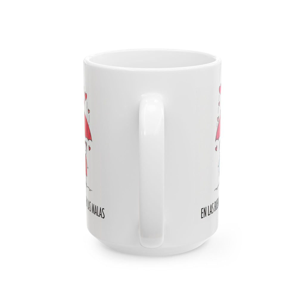 Romantic Couple Ceramic Coffee Mug in Spanish (11oz/15oz)