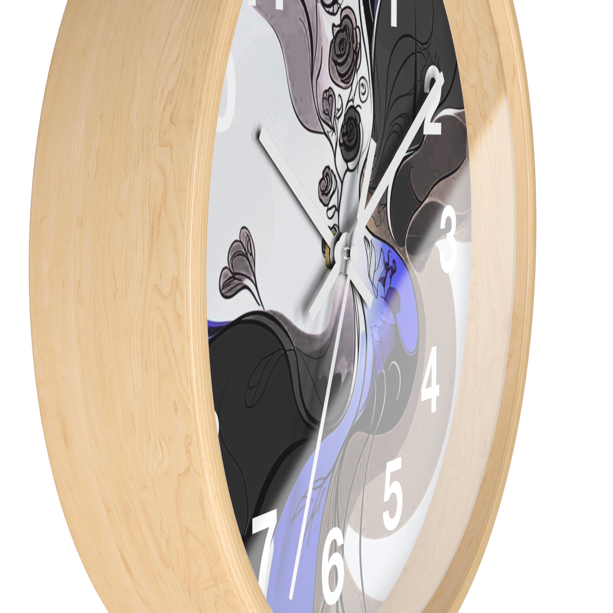 Abstract and Modern Multicolor Wall Clock