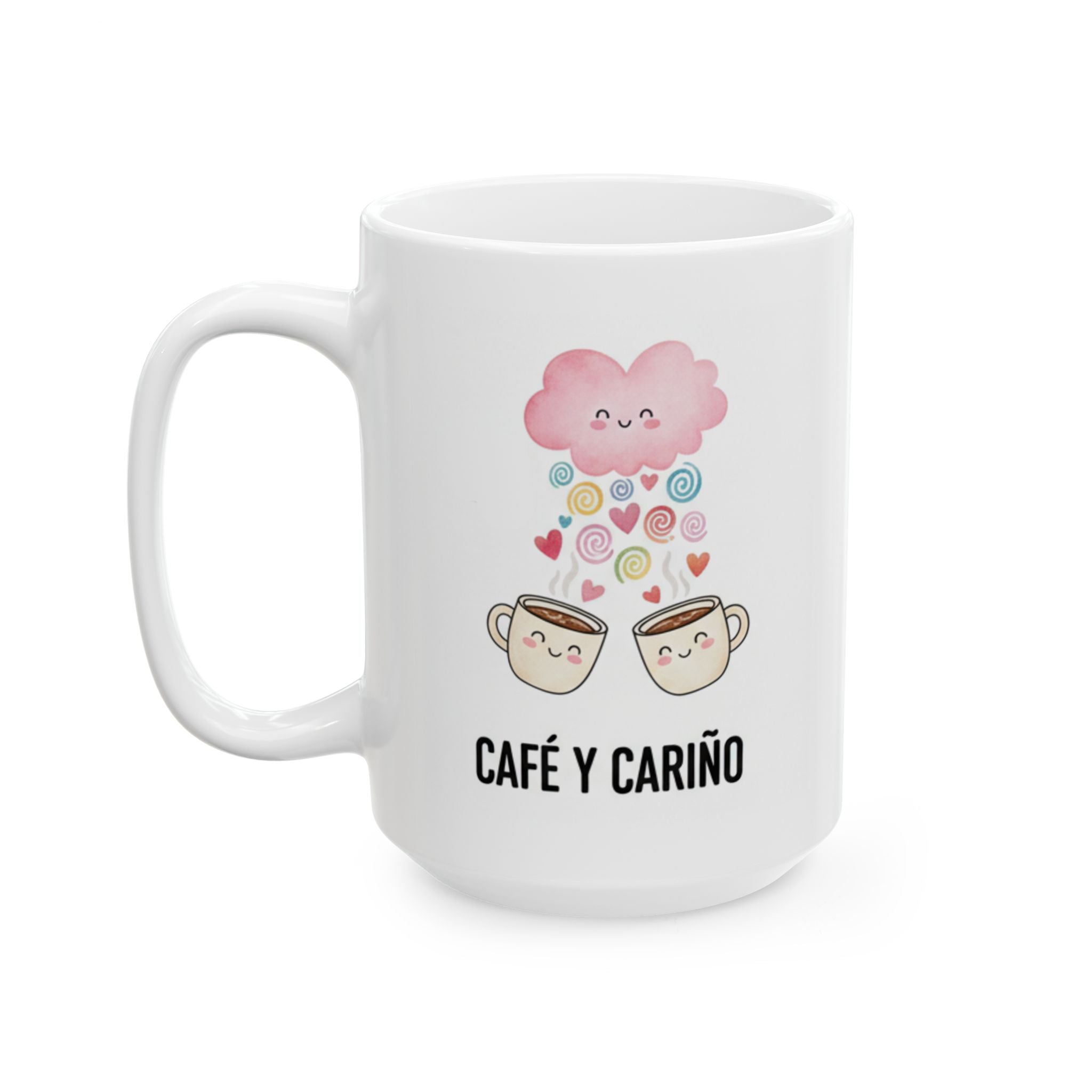 Romantic Ceramic Coffee Mug in Spanish (11oz & 15oz)