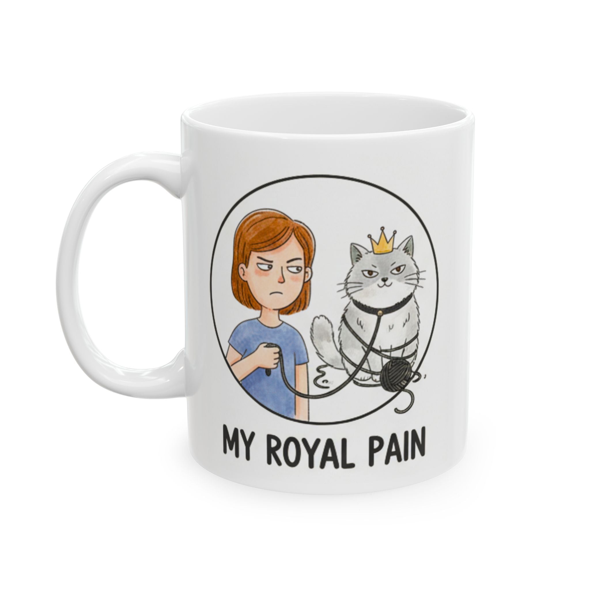 Funny & Sarcastic Ceramic Coffee Mug (11oz/15oz)