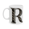 Elegant & Modern Letter R Ceramic Coffee Mug (11oz, 15oz)