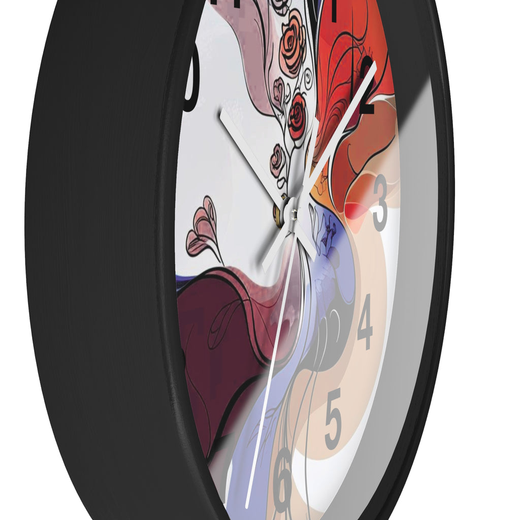 Abstract Multicolor Wall Clock