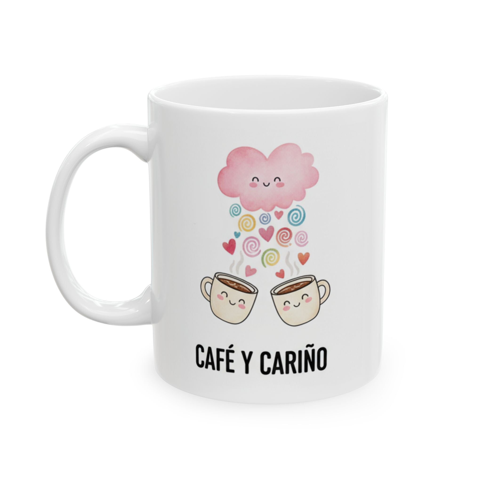 Romantic Ceramic Coffee Mug in Spanish (11oz & 15oz)