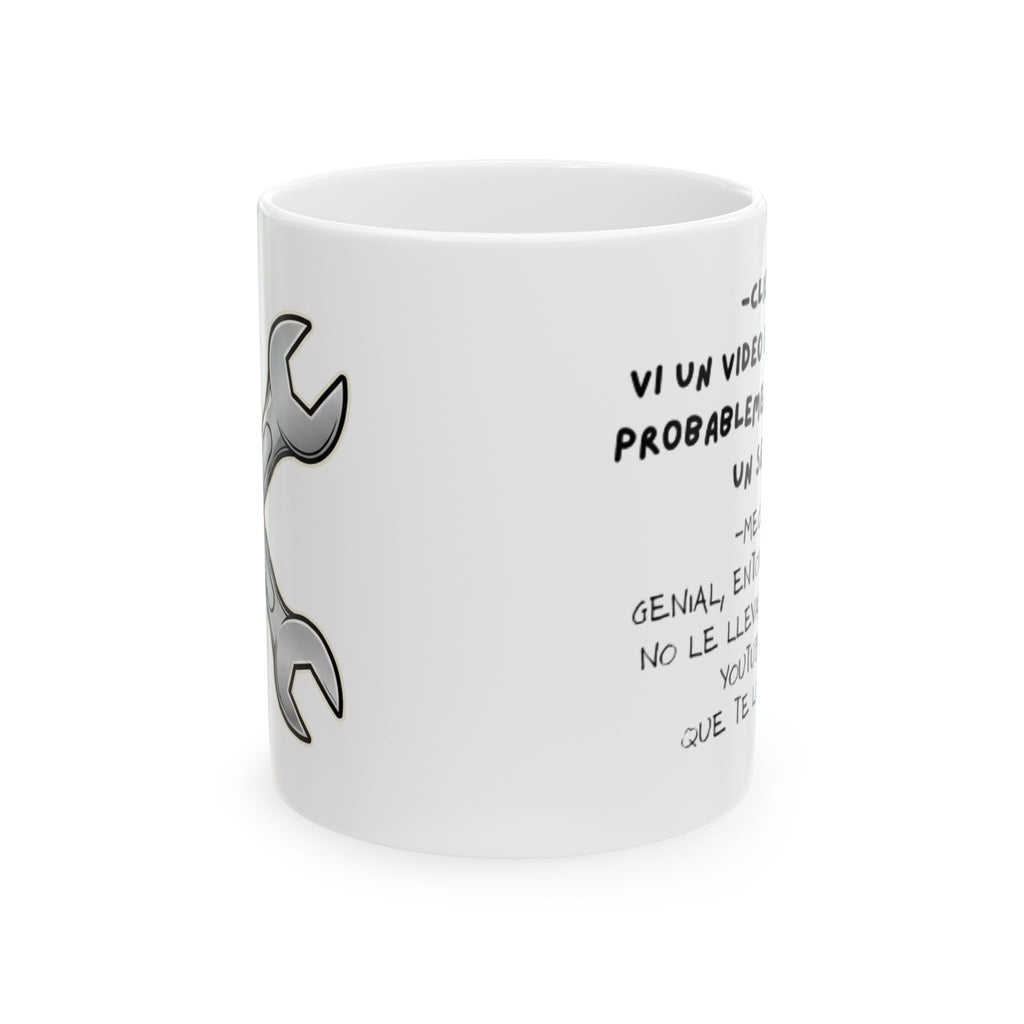 Sarcastic Mechanic Ceramic Coffee Mug in Spanish (11oz/15oz)