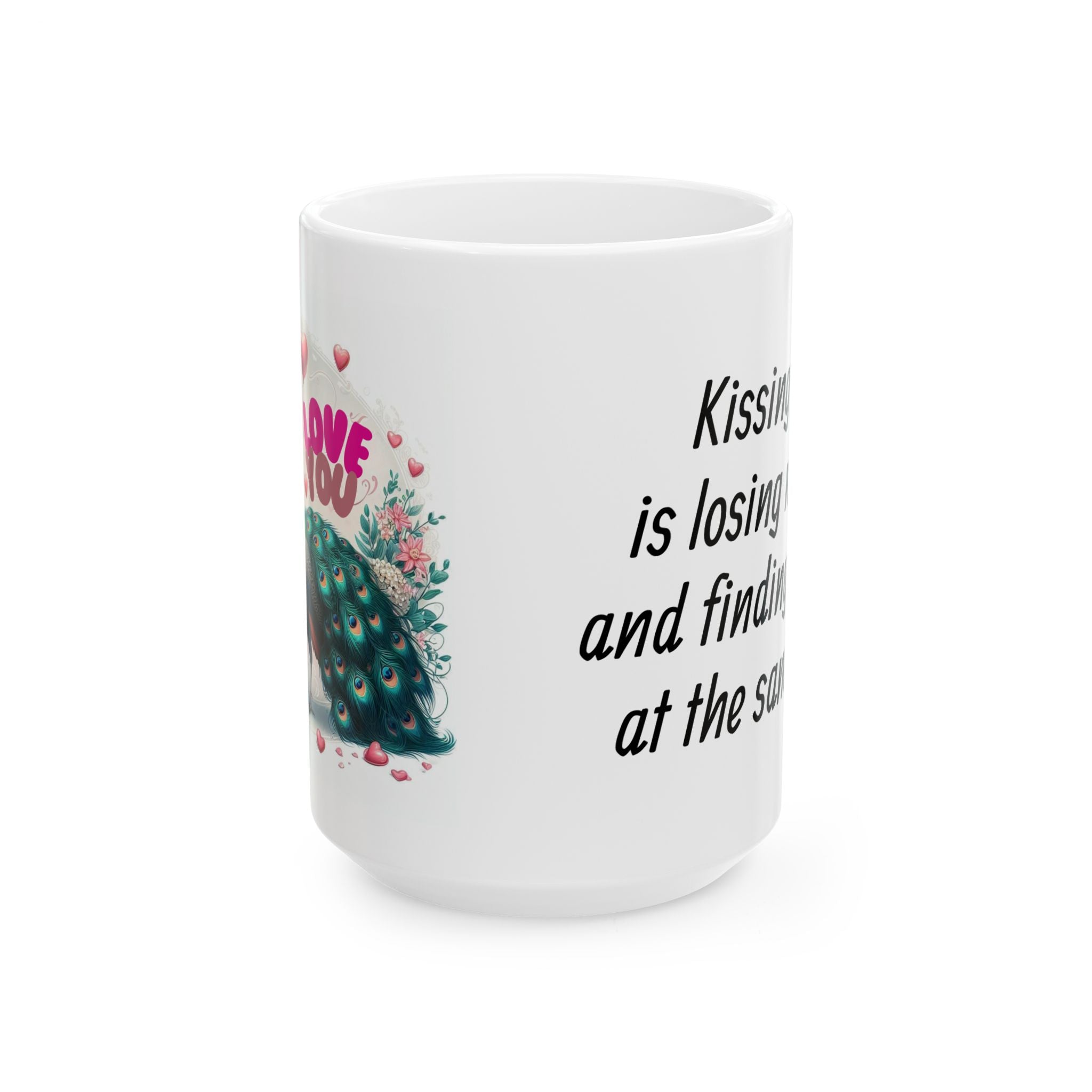 Romantic Peacock Ceramic Coffee Mug(11oz/15oz)