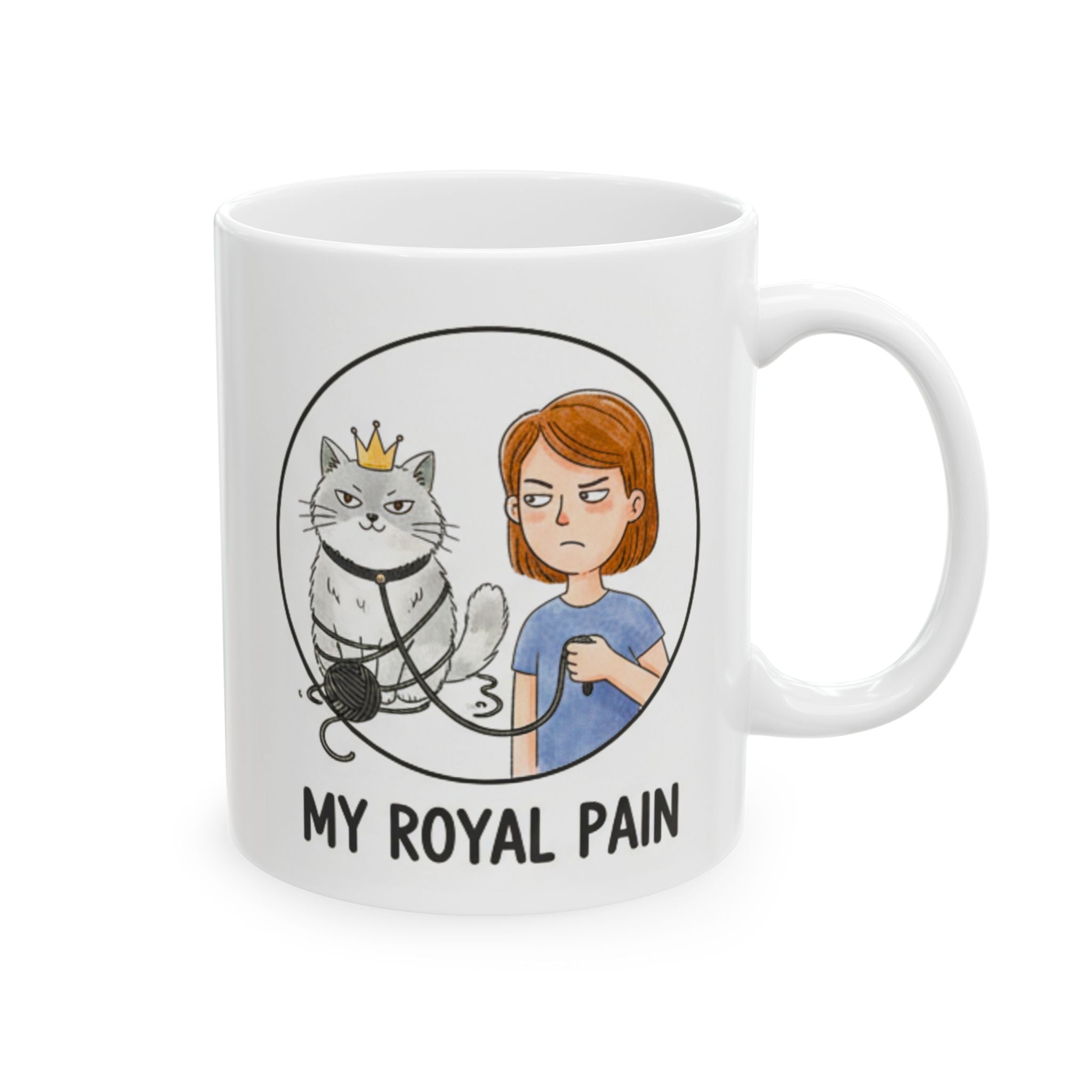 Funny & Sarcastic Ceramic Coffee Mug (11oz/15oz)