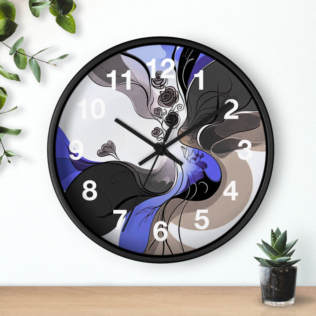 Abstract and Modern Multicolor Wall Clock