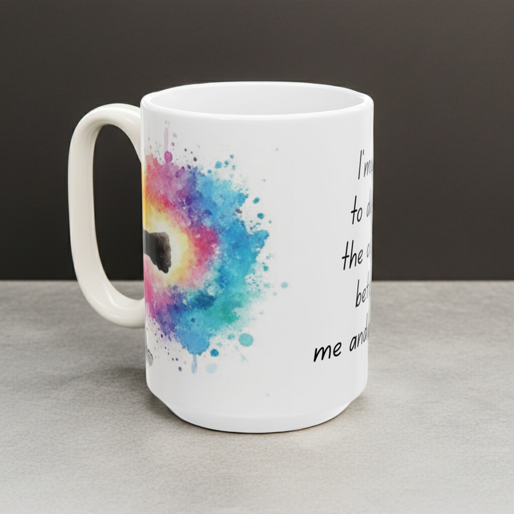 Inspirational text Ceramic Coffee Mug (11oz & 15oz)