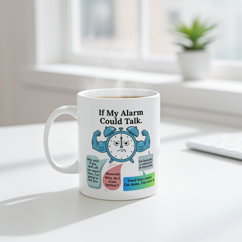 Funny Clock Ceramic Mug (11oz/15oz)