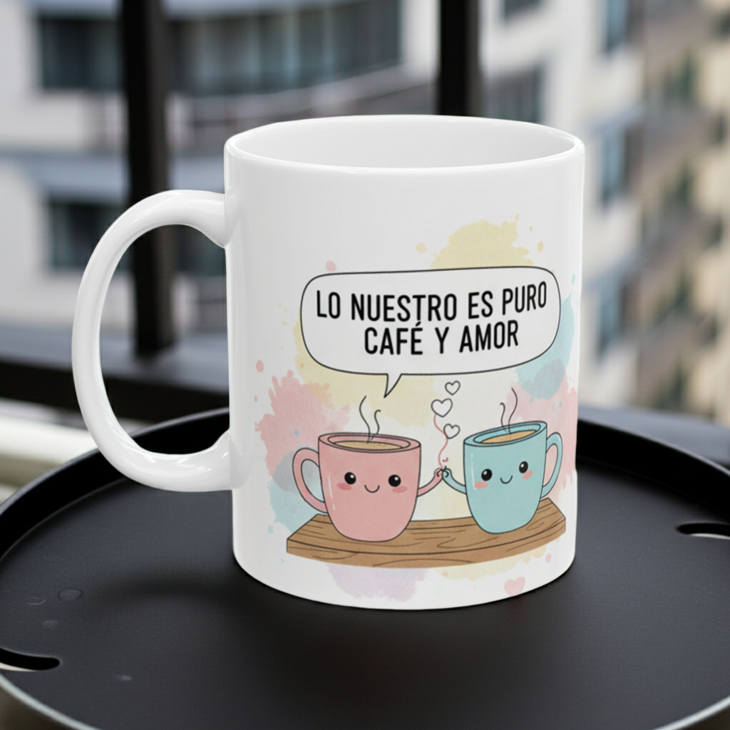 Lovely Ceramic Coffee Mug in Spanish (11oz/15oz)